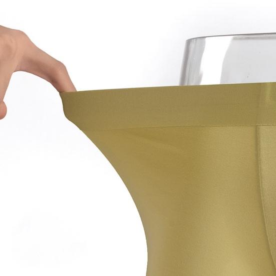 Men Boxer Underwear Mid-rise Elastic Waistband Slim Fit Breathable Boxer Briefs U-Convex Seamless Modal Panties