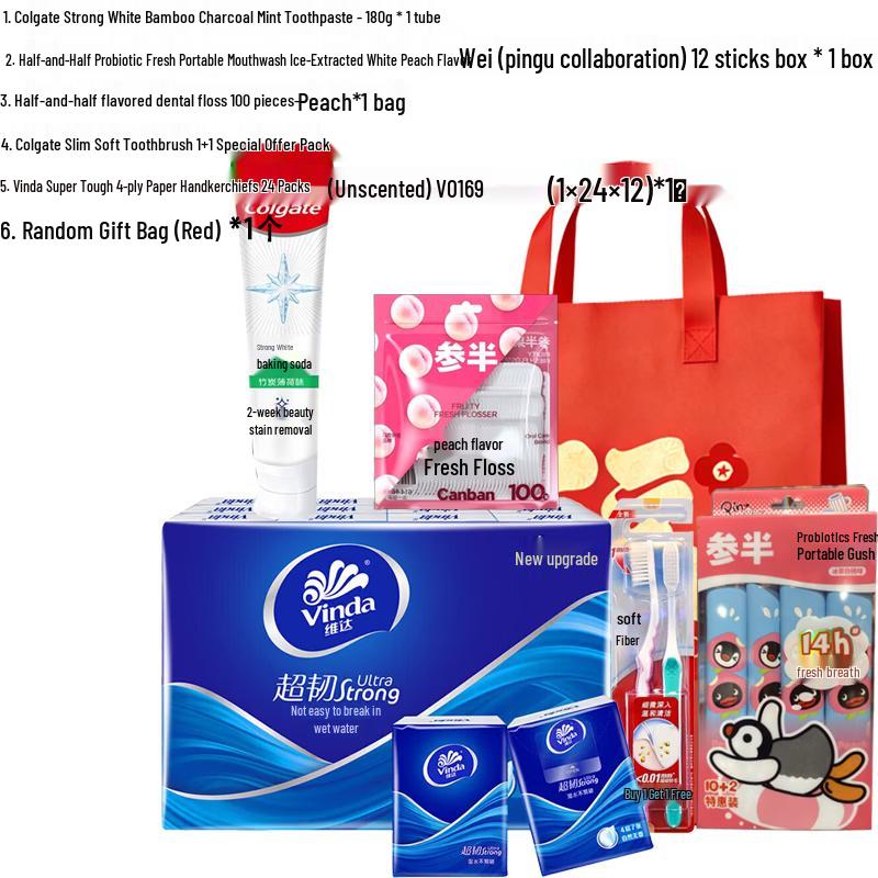 Colgate Charcoal Peach Scent Dental Care Gift Set