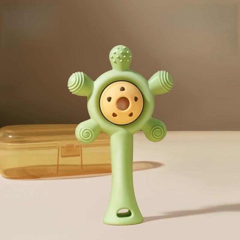 Детский анти-жевательный ручной пазл, развивающая игрушка-погремушка на руку, успокаивающая палочка для прорезывания зубов, тренировка хватания