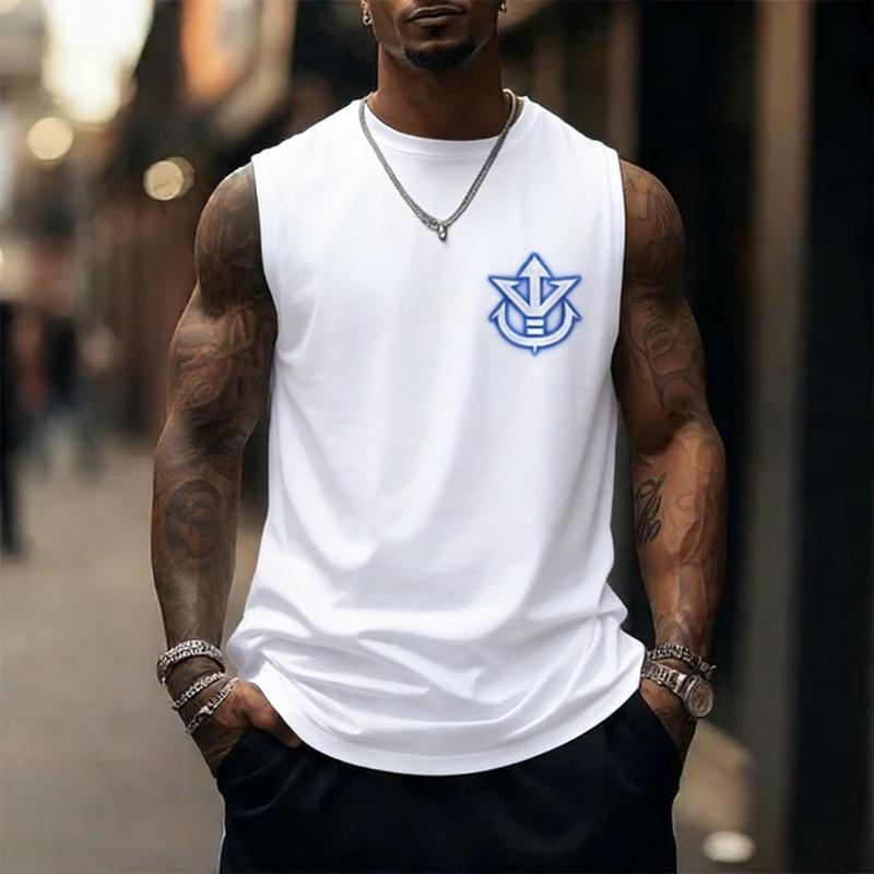 Dragon Ball Super Saiyan Sports Vest Men's and Women's Same Summer Fitness Running Street Breathable Sleeveless Top Anime Vest
