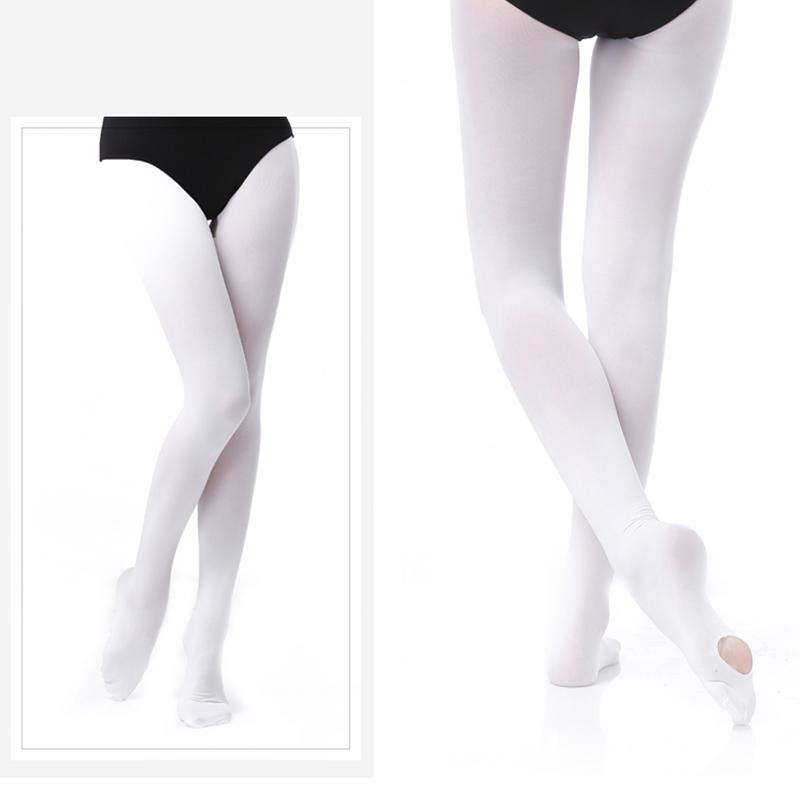 Girls Convertible Ballet Tights Seamless Ballet Dance Pantyhose