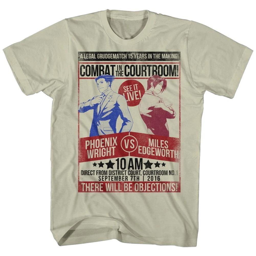 Ace Attorney Phoenix Vs Edgeworth Khaki Heather Capcom Gaming Children s T-shirt 100