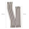 8PCS RC 1:10 Stainless Steel Adjustable Link Plastic Rod End 318mm-324mm for Axial Capra 1.9 UTB-AXI03004 1/10 RC Crawler Car