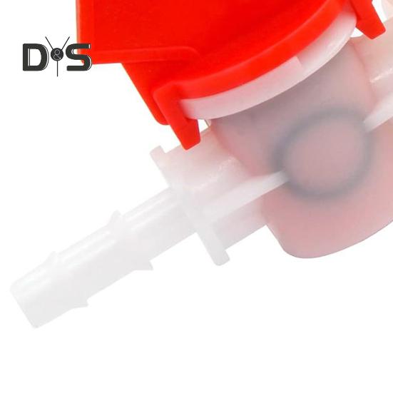 2Pcs Rabbit Watering Bucket Connector Kit Bulkhead Fitting Barb Ball Valve Mesh Washer Drinking System Connector for 5/16" ID Hose Connector