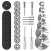 A20F-Cutting Wheel Set Compatible With Plastic 44Pcs For Rotary Tool, HSS Circular Saw Blades Resin Cutting Discs