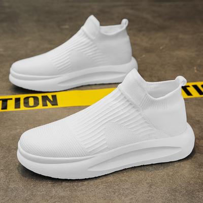 Summer Breathable Mesh Knitted Platform Casual Shoes Socks Trendy Shoes