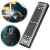 Flat EDC Flashlight Solar Rechargeable 7-Mode Slim Pocket Flashlight with Magnetic Base & Clip for Working Camping Repairing
