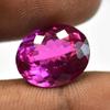 Natural Flawless Pink Ruby Certified 10.6 Ct Oval Cut Loose Gemstone For Gift