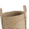 Basket Flower Plants Straw Pots Decor
