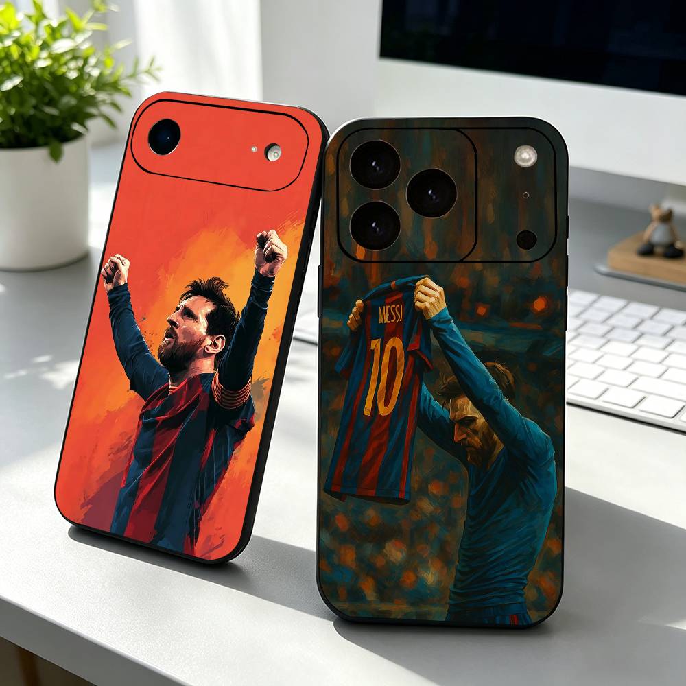 LIONEL Leo Messi-i F-Football Phone Case For iPhone 17,16,15,14,13,12,11 Plus,Pro Max,XS,Soft Silicone Black Cover
