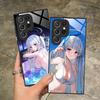 Blue Archive Ushio Noa Phone Case for Samsung Galaxy S26 S25 S24 S23 S22 S21 S20 Note20 Plus FE Ultra Glass Colorful Cover Cover