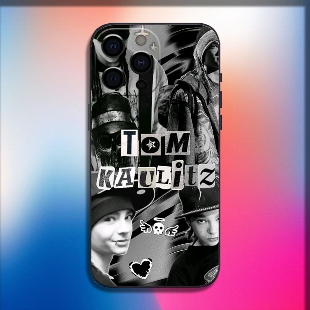 Singer T-Tom Bill Kaulitz Phone Case For iPhone 16,15,14,13,12,11,Pro,X,XS,Max,XR,Plus,Mini Soft Black Cover