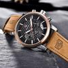 BENYAR Watches Men Top Luxury Brand Chronograph Sport Man Watch Military Leather Clock Quartz Wristwatch Relogio Masculino 5104