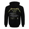 Metallica Unisex Adult And Justice For All Tracks Hoodie