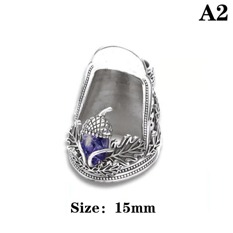 

Открытый наперсток-желудь для ногтя, наперстки для ручного шитья, квилтинга, защита для пальца, металлический наперсток-щиток для большого пальца, инструмент для шитья своими руками