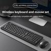 2.4GHz Wireless Keyboard Mouse Set Mobile Phone Tablet Computer Bluetooth Keyboard Mouse Set Mute 104 Keycaps Keyboard Plug and Play