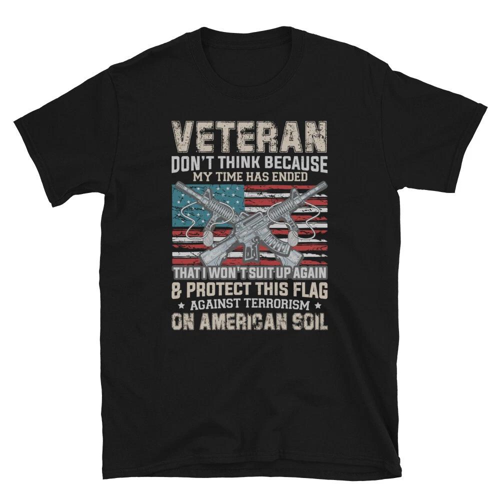 Soldier Honor Duty America Protect Against Terrorism T-Shirt 3XL