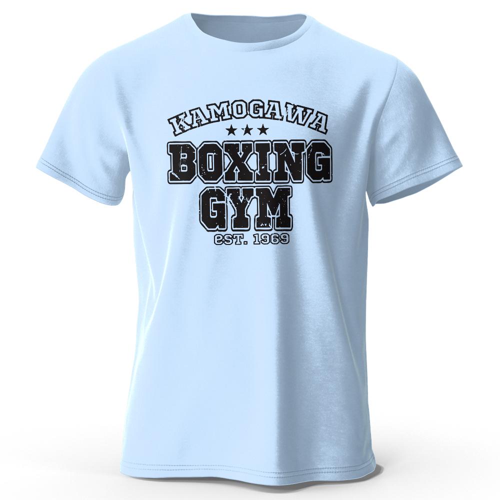 

Mens Boxing Gym Tshirt Sport 100 Cotton Vintage Tees Sportswear Hip Hop Breathable Summer Harajuku Durable Stitching Tops 4XL