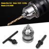 Light Wrench Drill Chuck 0.66MM 3824UNF + 14 Hex Head 38 Thread Extension Rod
