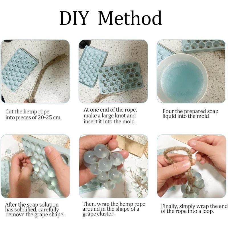 Exquisite For Gift Soap Molds DIY Soap Making Kit Grape Soap Molds Without Soap Included