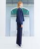THE STUDIO K Pique Long Sleeve Top_Navy