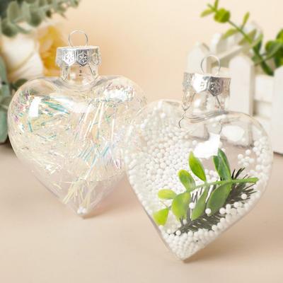 DIY Gifts Hanging Xmas Ornaments Transparent Balls Christmas Tree Decoration Fillable Candy Box