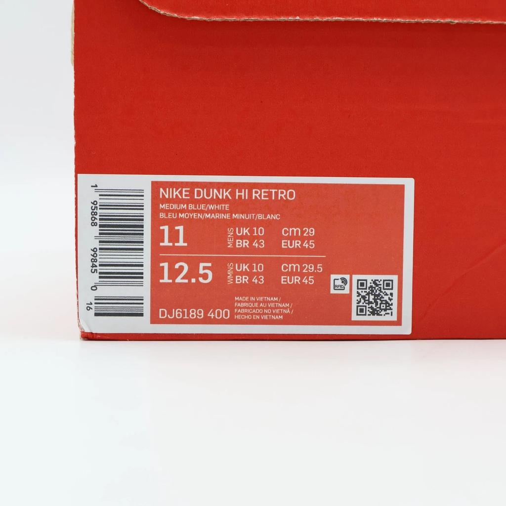 DJ6189-400 Nike Dunk High Obsidian Blue Midnight Navy Indigo (Men's)