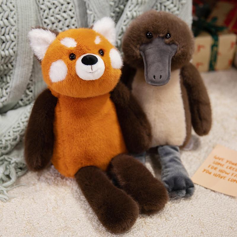 Platypus Raccoon Donkey Plush Toy Cute Animal Cartoon Dolls Kids Gifts Birthday