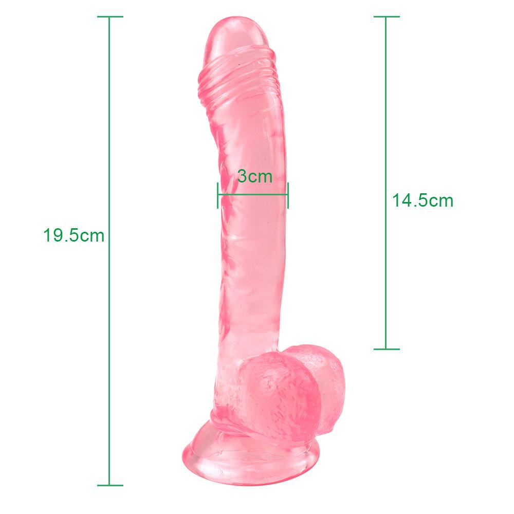 Realistické měkké dildo MoDi sexuální hračky pro ženy s tlustým žaludkem s výkonnou přísavkou Stiff Cock