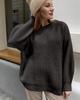 Autumn Winter Faux Mink Loose Knit Sweater - European American Style for Women