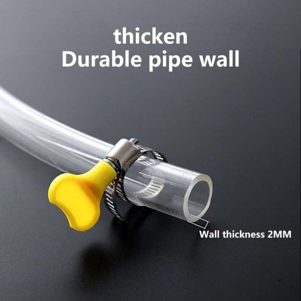 PVC Siphon Pump Thickened Fuel Transfer Pump Portable Liquid Siphon  For Gasoline Motor