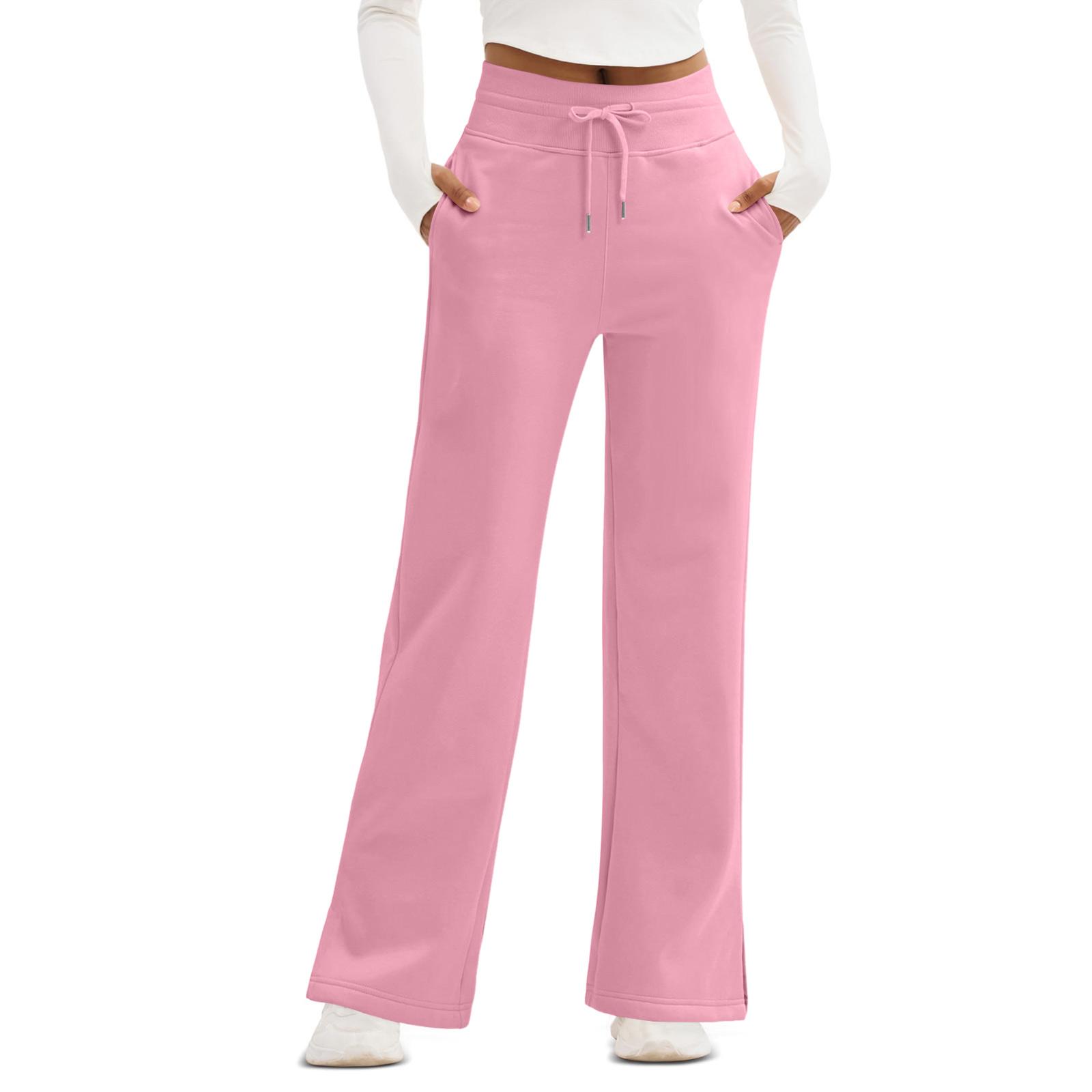 

Women s Thin Wide Leg Pants High Waist Casual Work Pants Casual Flowy Trousers With Back Pockets XL