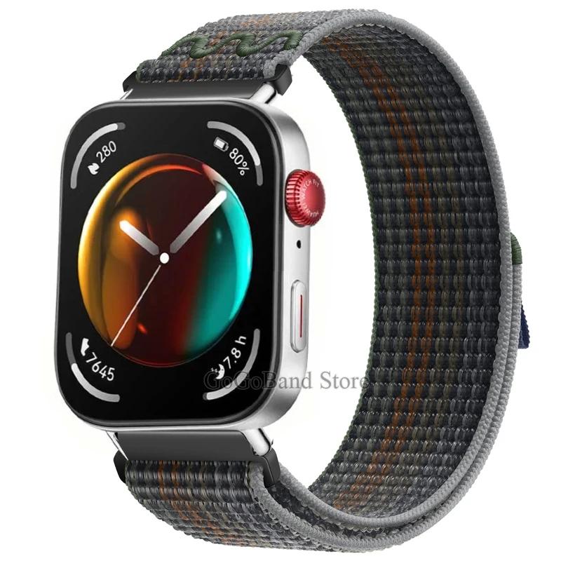 Nylon Loop Strap For Huawei Watch Fit 3 Smartwatch Sport Bracelet Soft Band For Huawei Watch Fit 3 Corrra Watchband Accessories