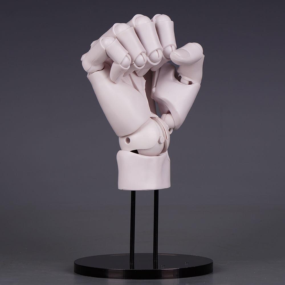 20CM 1:1 Hand New Left Hand Model Finger Joint Biomimetic Finger Joint Painting PVC Action Figure Kids Gift