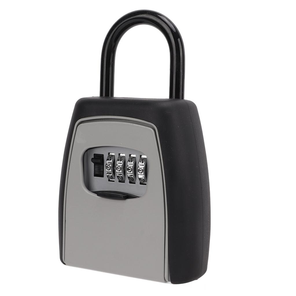 Key Lock Box Hanging Portable Resettable Password 4?Digit Combination Lockbox for Warehouse Home
