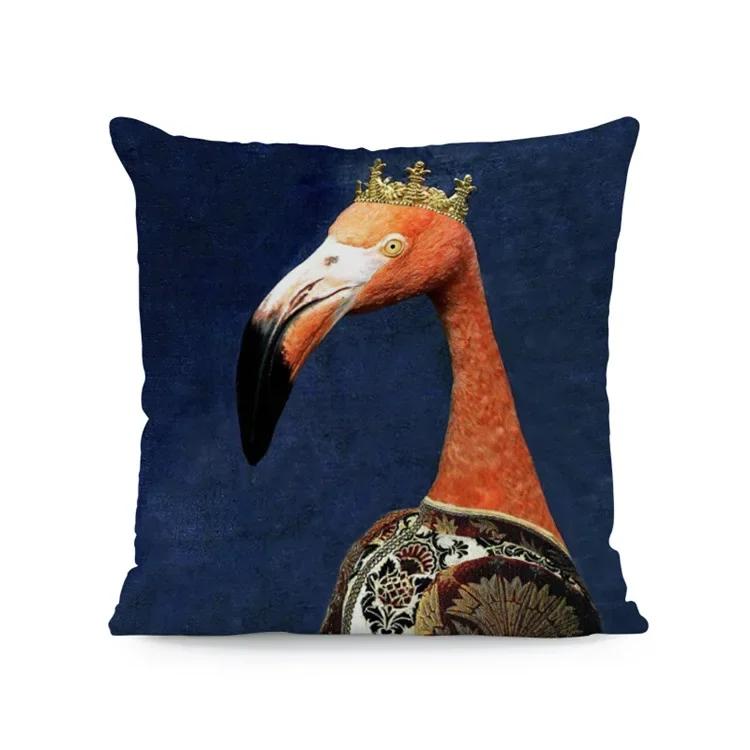 Dog Deer Pillow Case Elk Man Pillowcases for Pillows Interior for Home Decor Decorative Cushions for Elegant Sofa Pillow Cover