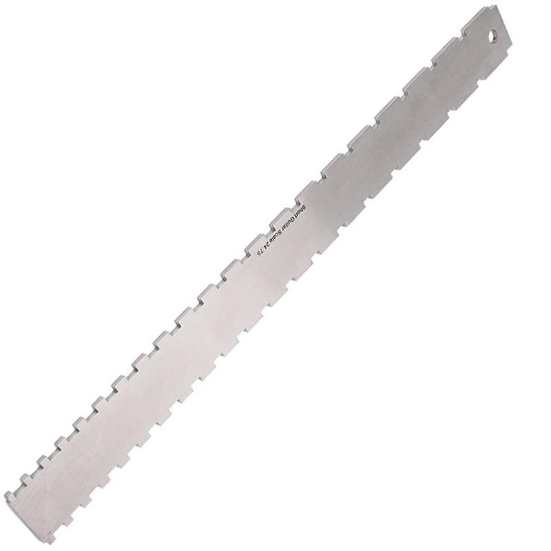 Electric Guitar Leveling & Measuring Tool - Neck & String Spacing Ruler for Acoustic & Electric Guitars