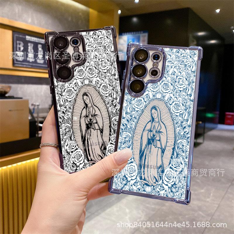 Full Screen Flower Suitable for Samsung S26 Mobile Phone Case S25ULTRA Anti-drop GalaxyS23 Protective Case NOTE20
