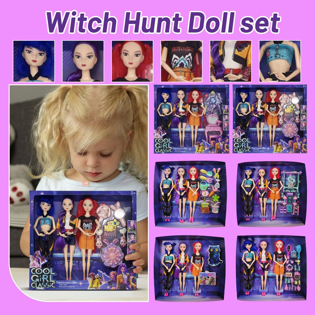 Fashionable Plastic Doll Figures Collection With Unique Stylish Outfits And Colorful Hairstyles Perfect Gift For Kids To And Creat