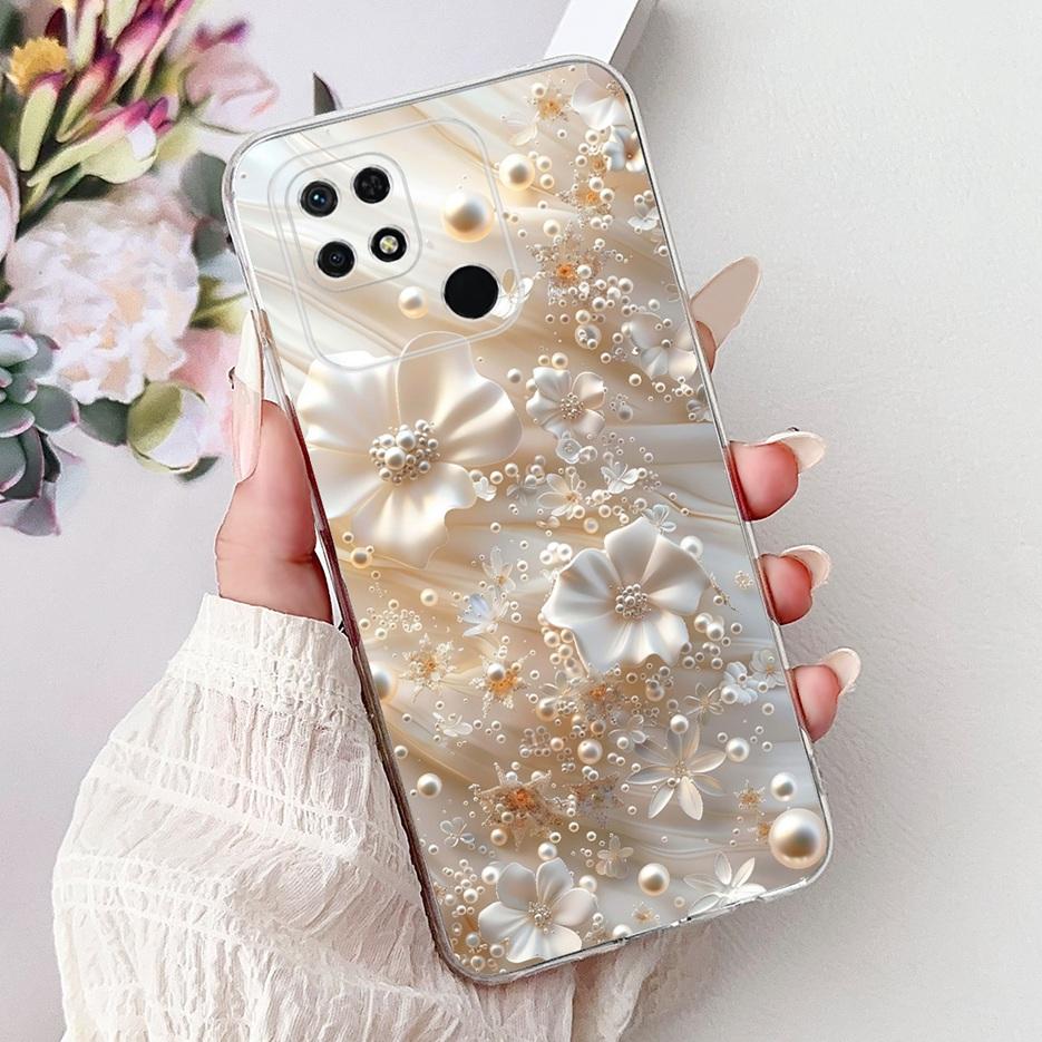 For Xiaomi Redmi 10C Case New Luxury Painted Cover Soft Silicone Slim Phone Case For Xiaomi Redmi 10C Redmi10C Back Cover Fundas