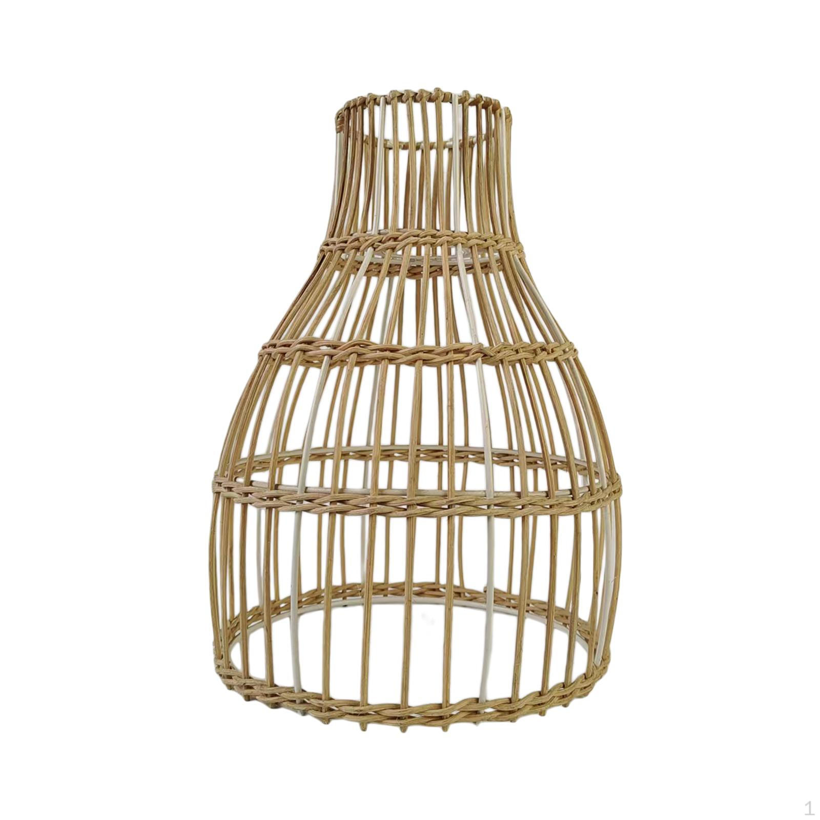 

Ceiling Pendant Lamp Shade Made of Wicker for Lamp, Hanging Floor 18cm x 26cm