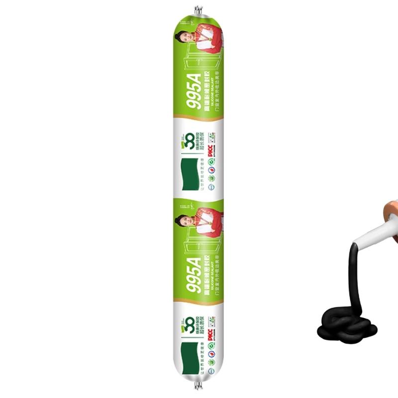 

Professional Grade Silicone Sealant Smooth Application Weather proof For Metal Joints Construction Projects 2 Color Option чорний