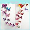 Papillon réaliste 9cm Art Mural 3D Aimant de Réfrigérateur PVC Accessoire Décoration Maison