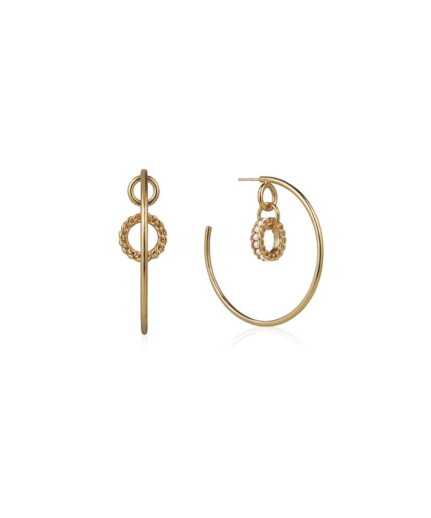 Ille Lan Gentler Hoop Earrings
