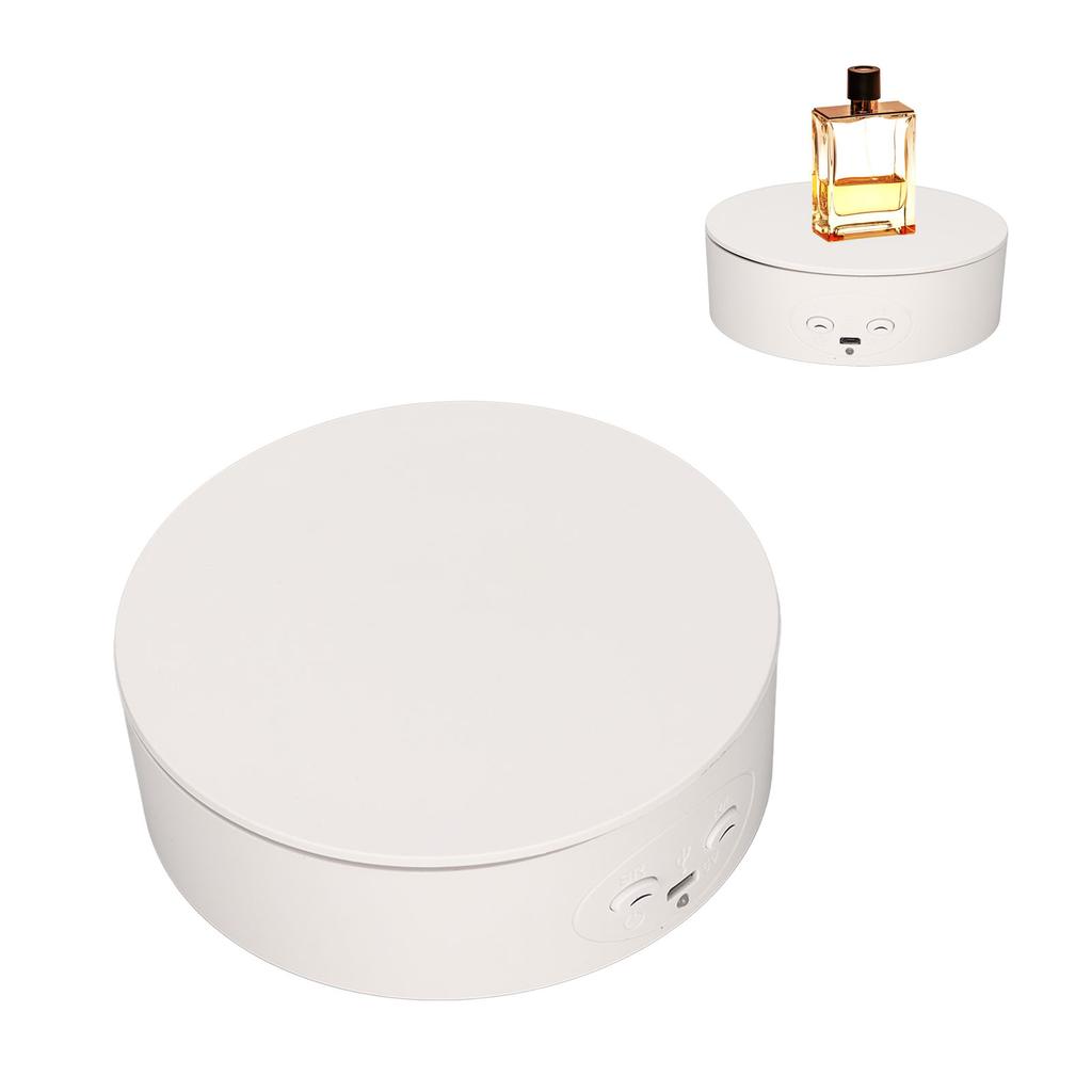 360 Degree Rotating Display Stand Maximum Load 6.6lb Electric Rotating Turntable for Wine Bottles Cosmetics Watches