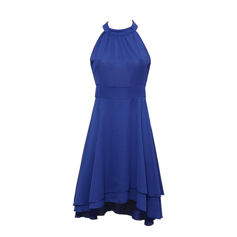 New Chiffon Midi Dress | Off-Shoulder Sleeveless W/ Ruched Waist - Solid Color Elegant Bodycon Dress for Evening & Cocktail (Slim Fit)