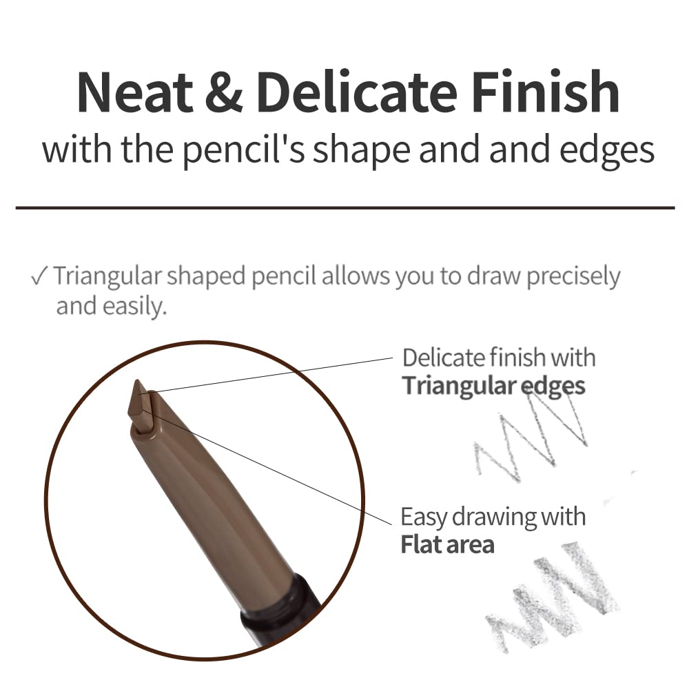 Etude Offizieller Zeichen-Augenbrauenstift Dunkelgrau, (x 1)