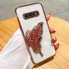 Etui 3D z brokatem w kształcie motyla na telefon Samsung Galaxy S10 Plus S10 S9 Plus S9 S8 S8 Plus Bling Tylna Pokrywa