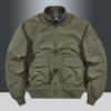 2024 Men's Autumn Stand Collar Windproof Sports Jacket - Solid Color, Casual Outdoor Coat