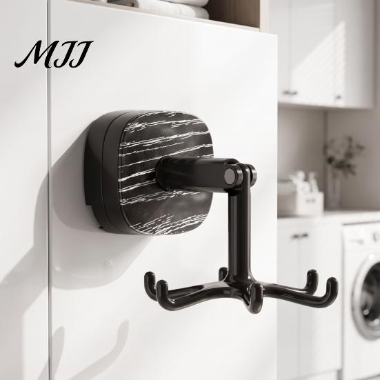 Strong Suction Cup Hangers Swivel Hook, 360 Degree Rotation And Telescopic Design No Drill Wall Vacuum Hook for Kitchen Bathroom Accessory Hooks
